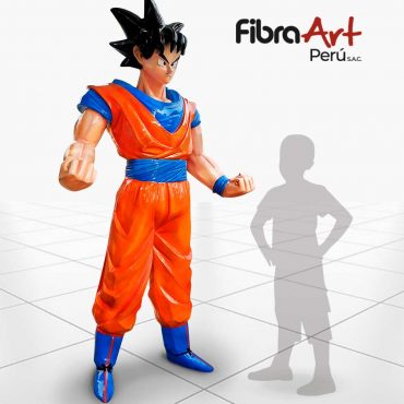 goku-fibra-de-vidrio-juegos-dummy-escultura